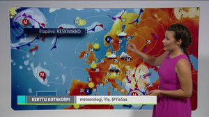 Sääennuste klo klo 7.00: 27.06.2018 07.41