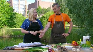 Samin grilli - lohta ja sieniä: 05.07.2018 09.30