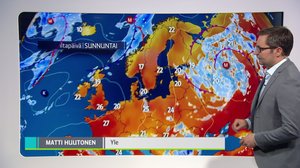 Sääennuste klo 18.00 (S): 08.07.2018 18.16