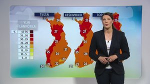 Sääennuste klo 18: