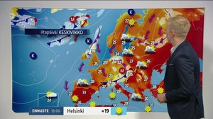 Sääennuste klo 7.00: 11.07.2018 07.35