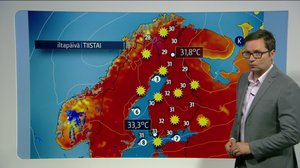 Sääennuste klo 7.00: 18.07.2018 07.43