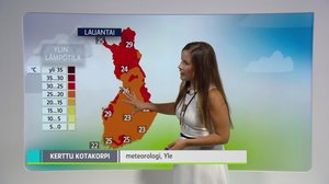 Sääennuste klo 18: 21.07.2018 18.21