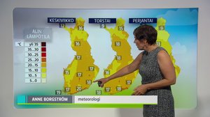 Sääennuste klo 18: 24.07.2018 18.20