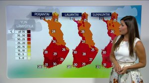 Sääennuste klo 7.30: 27.07.2018 08.04