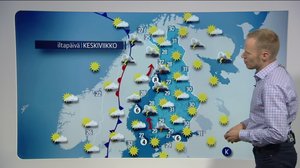 Sääennuste klo 7.00: 01.08.2018 07.25