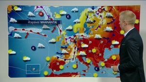 Sääennuste klo 6.30: 13.08.2018 06.53