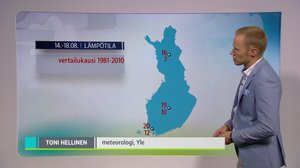 Sääennuste klo 18: 13.08.2018 18.30