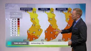 Sääennuste klo 18: 14.08.2018 18.45