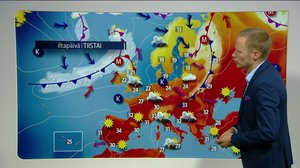 Sääennuste klo 7.00: 21.08.2018 07.38