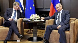 Niinistö ja Putin neuvottelivat Sotshissa : 22.08.2018 17.02
