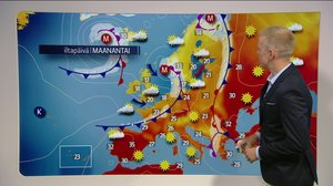 Sääennuste klo 7.00: 27.08.2018 07.32