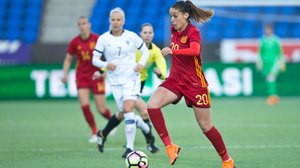 Naisten jalkapallon MM-karsinta ESP - FIN: 31.08.2018 22.05