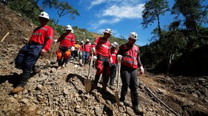 Katso suorana, kuinka Filippiinien kaivosmiesten pelastustyöt etenevät.: 17.09.2018 10.58