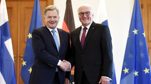 Saksan liittopresidentti lehdistön tentattavana Presidentinlinnassa: 17.09.2018 13.15