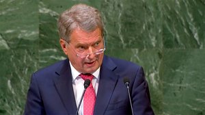 YK:n yleiskokous New Yorkissa – myös presidentti Niinistö puhuu : 26.09.2018 05.00