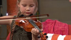 Lydia med fiol på besök!: 28.09.2018 06.15