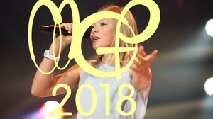 Milou  sjunger sin låt, Viktig här,  i finalen: 07.10.2018 18.00