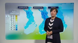 Sääennuste klo 1800: 27.10.2018 18.22