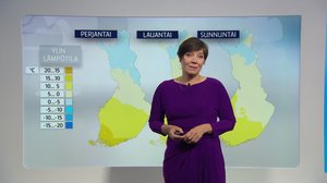 Sääennuste klo 18: 01.11.2018 18.35