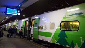 Lähes joka neljäs kaukojuna myöhästyy enemmän kuin viisi minuuttia: 06.11.2018 11.07