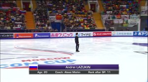 Taitoluistelun GP Venäjä: Miesten ja jäätanssin vapaaohjelmat: 17.11.2018 14.26