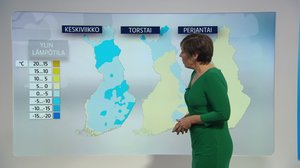 Sääennuste klo 1800: 27.11.2018 18.37