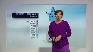 Sääennuste klo 18: 30.11.2018 18.42