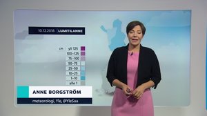 Sääennuste klo 18 (S): 10.12.2018 18.30
