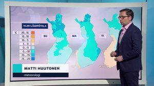 Sääennuste klo 18.00: 29.12.2018 18.25
