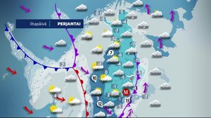 Sääennuste klo 7.00: 04.01.2019 07.25