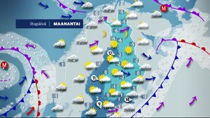 Sääennuste klo 7.00: 07.01.2019 08.11