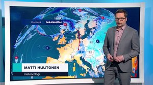 Sääennuste klo 18 (S): 07.01.2019 18.30