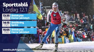 Världscupen i skidskytte, damernas jaktstart (svenskt referat): 12.01.2019 14.26