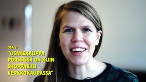Julia Thurén: “Sijoitusten ostaminen pörssistä on yhtä helppoa kuin verkkokaupassa shoppailu”: 22.01.2019 12.49