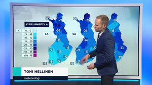 Sääennuste klo 18: 25.01.2019 18.33
