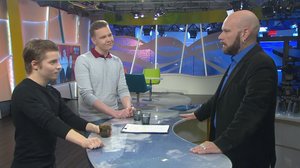 Helsingin medialukion opiskelijat Ylen Aamu-tv:n vieraina: 08.03.2019 08.01