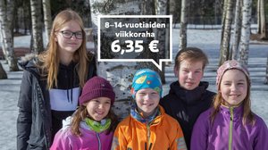 Kaksi kolmesta lapsesta saa viikkorahaa: 29.03.2019 11.58