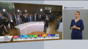 Eduskuntavaalit 2019: Tulosilta viitottuna: 15.04.2019 00.56