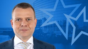 Ylen eurovaalitentissä kokoomuksen puheenjohtaja Petteri Orpo: 09.05.2019 08.30