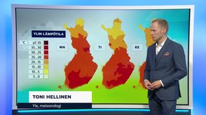 Sääennuste klo 18 (S): 16.06.2019 18.19