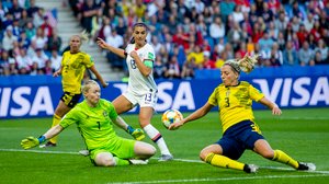 FIFA Dam-VM i fotboll, kvartsfinal GER - SWE (svenskt referat): 29.06.2019 21.41