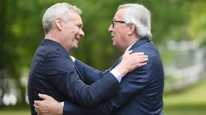 Pääministeri Rinteen ja EU-komission puheenjohtajan Junckerin tiedotustilaisuus Säätytalolla: 05.07.2019 11.49