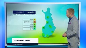 Sääennuste klo 18: 05.07.2019 18.46
