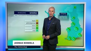 Sääennuste klo 18 (S): 09.08.2019 18.33