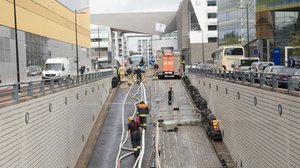 Svenska Yle live: Översvämning i metrotunnel och parkeringsgrotta i Helsingfors: 23.08.2019 11.32