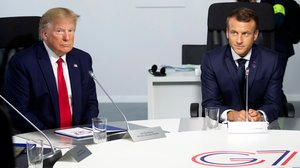 Trumpin ja Macronin lehdistötilaisuus G7-kokouksessa Biarritzissa: 26.08.2019 18.45