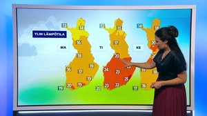 Sääennuste klo 18 (S): 08.09.2019 18.18