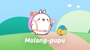 Molang-pupu (S) - Matkalaukku