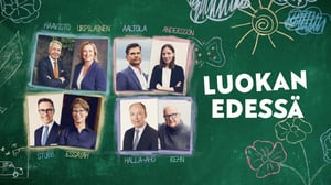 Luokan edessä - Li Andersson ja Mika Aaltola